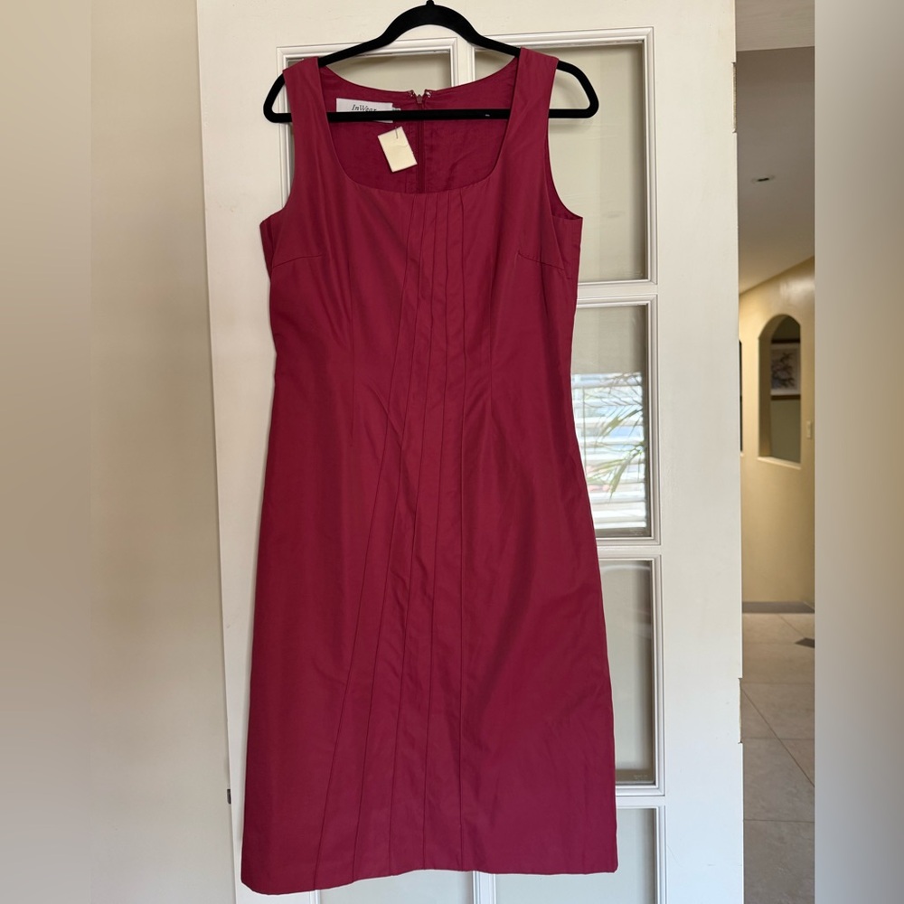 Elegant Pink Sleeveless Dress